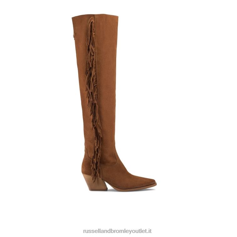 abbronzatura V0V4J365 donne Russell And Bromley swish sopra il ginocchio occidentale