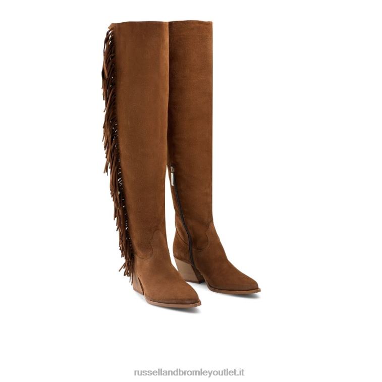 abbronzatura V0V4J365 donne Russell And Bromley swish sopra il ginocchio occidentale