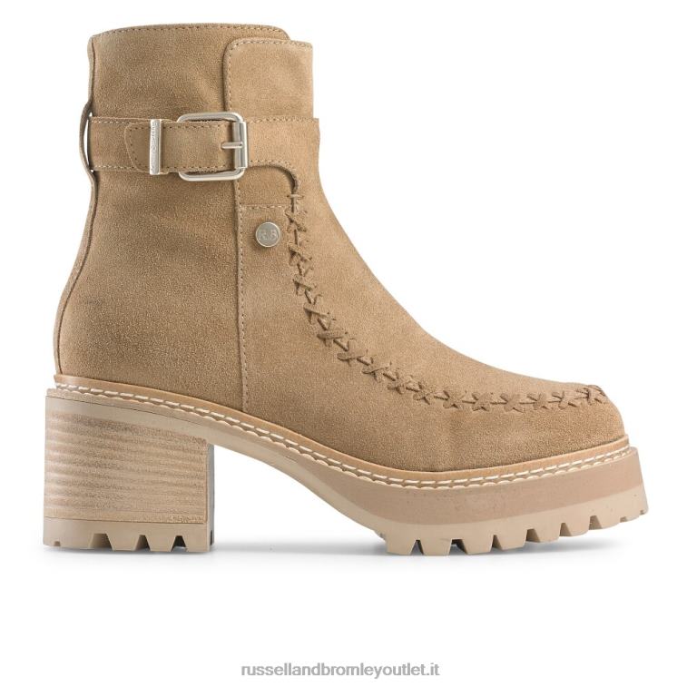 beige V0V4J295 donne Russell And Bromley dryleks hipstitch: tacco impilato sopraggitto