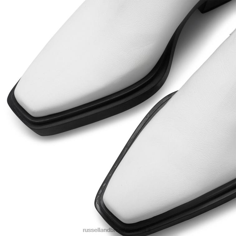 bianco V0V4J308 donne Russell And Bromley stivale chelsea western nashville