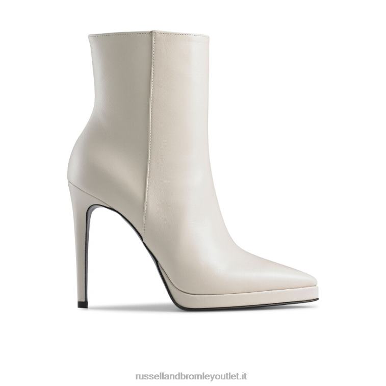 bianco V0V4J320 donne Russell And Bromley stivale a stiletto con piattaforma livingitup