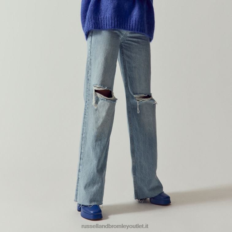 blu V0V4J326 donne Russell And Bromley stivale finesse con piattaforma pulita
