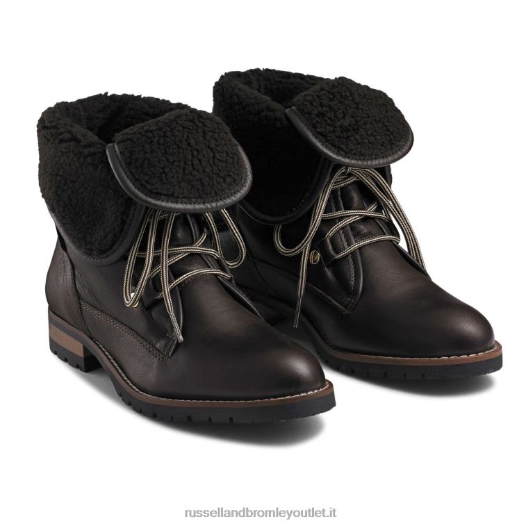 marrone V0V4J260 donne Russell And Bromley morbido escursionista in finta lana