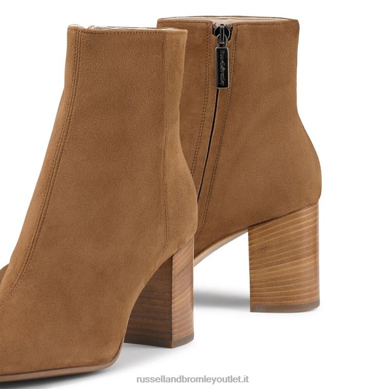 marrone V0V4J297 donne Russell And Bromley stivale con tacco katie dryleks
