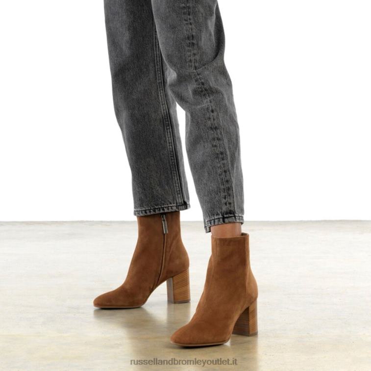 marrone V0V4J297 donne Russell And Bromley stivale con tacco katie dryleks