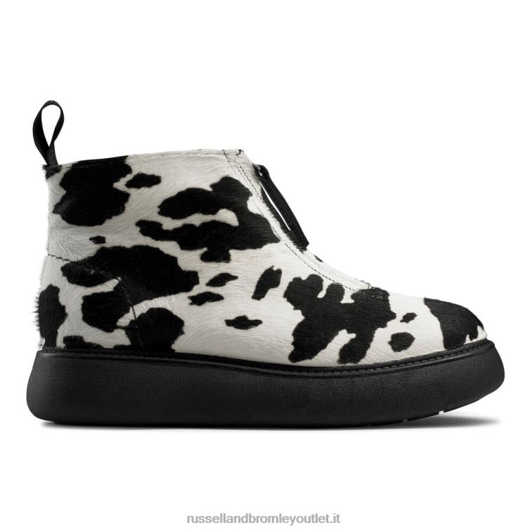 multi V0V4J315 donne Russell And Bromley stivale frontale con zip a bolle
