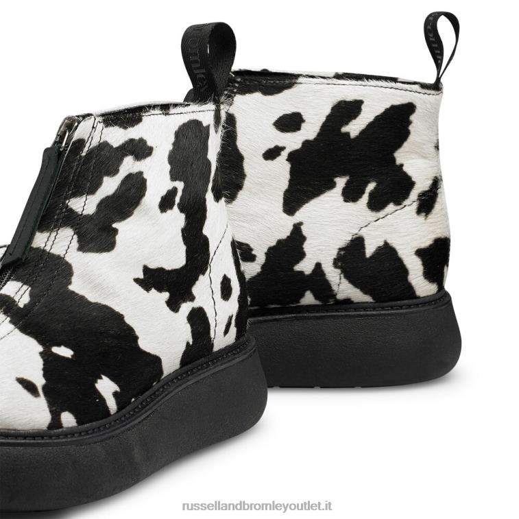 multi V0V4J315 donne Russell And Bromley stivale frontale con zip a bolle