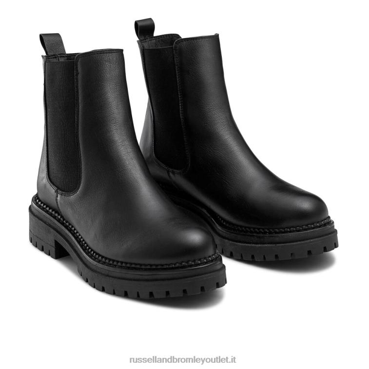 nero V0V4J254 donne Russell And Bromley stivale chelsea da combattimento aziendale