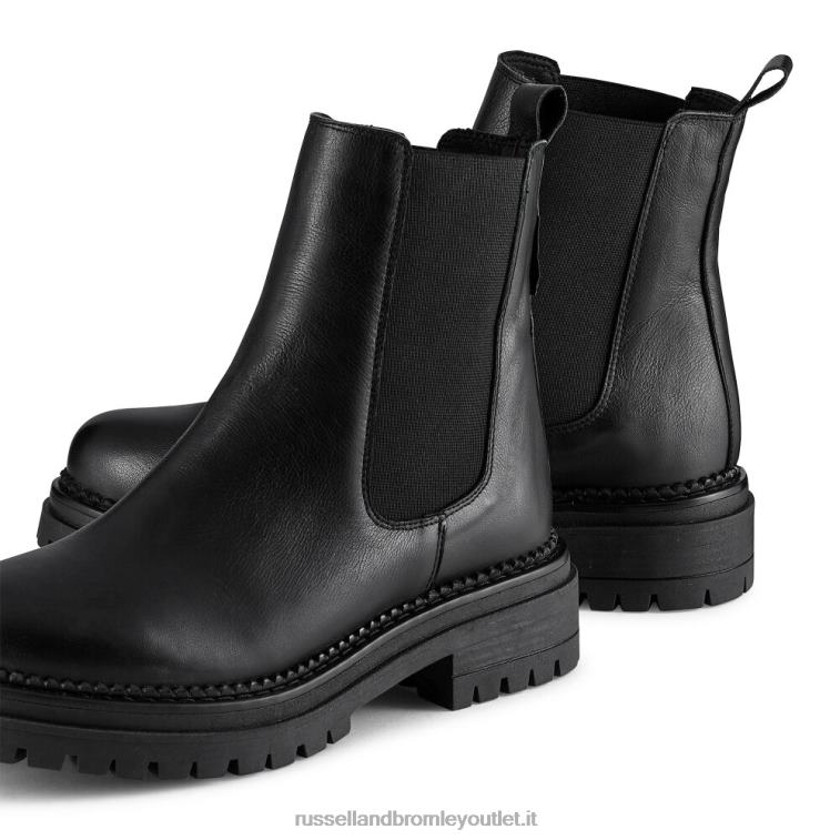 nero V0V4J254 donne Russell And Bromley stivale chelsea da combattimento aziendale