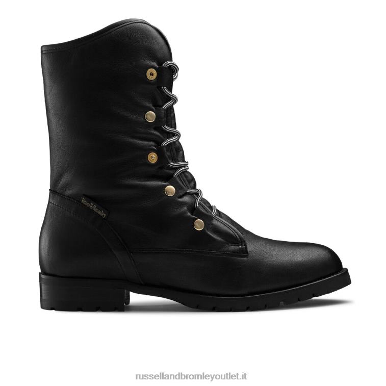 nero V0V4J259 donne Russell And Bromley morbido escursionista in finta lana