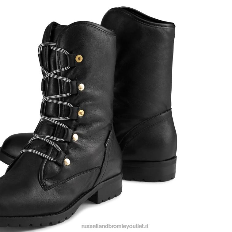 nero V0V4J259 donne Russell And Bromley morbido escursionista in finta lana