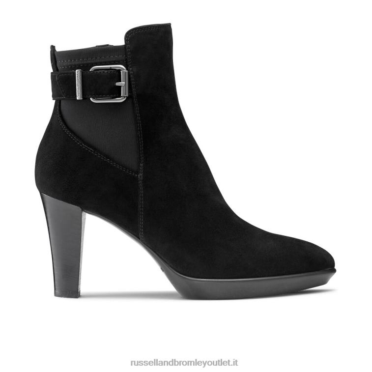 nero V0V4J261 donne Russell And Bromley Stivaletto con plateau a goccia di pioggia