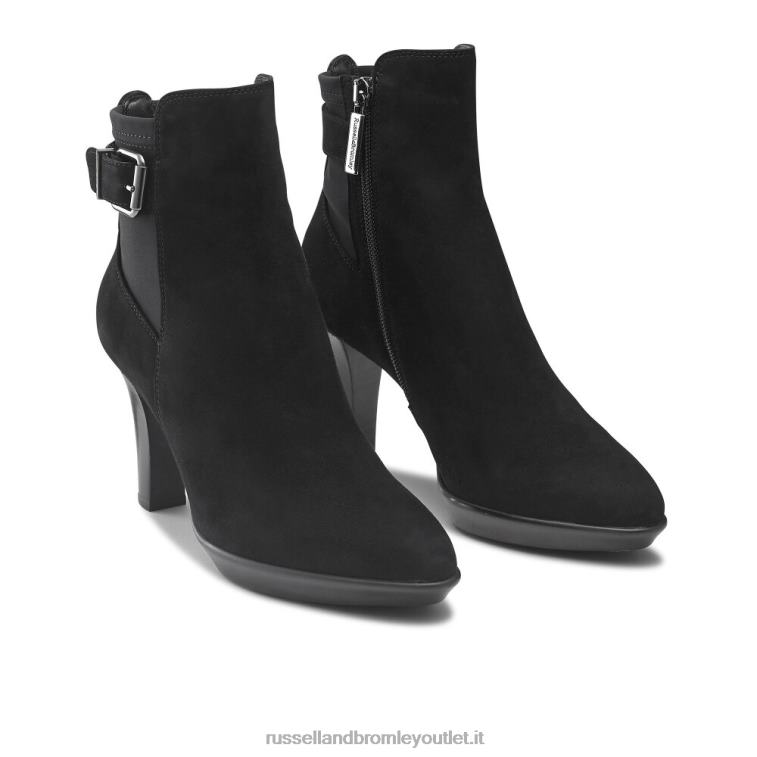 nero V0V4J261 donne Russell And Bromley Stivaletto con plateau a goccia di pioggia