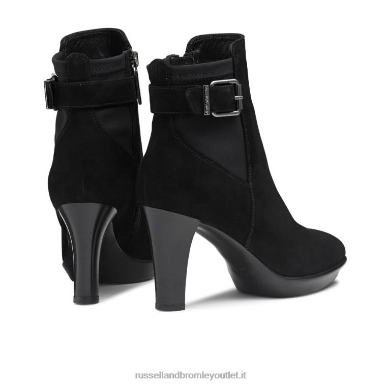 nero V0V4J261 donne Russell And Bromley Stivaletto con plateau a goccia di pioggia
