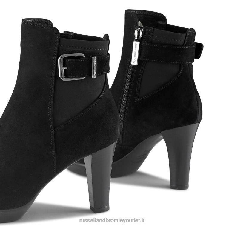 nero V0V4J261 donne Russell And Bromley Stivaletto con plateau a goccia di pioggia