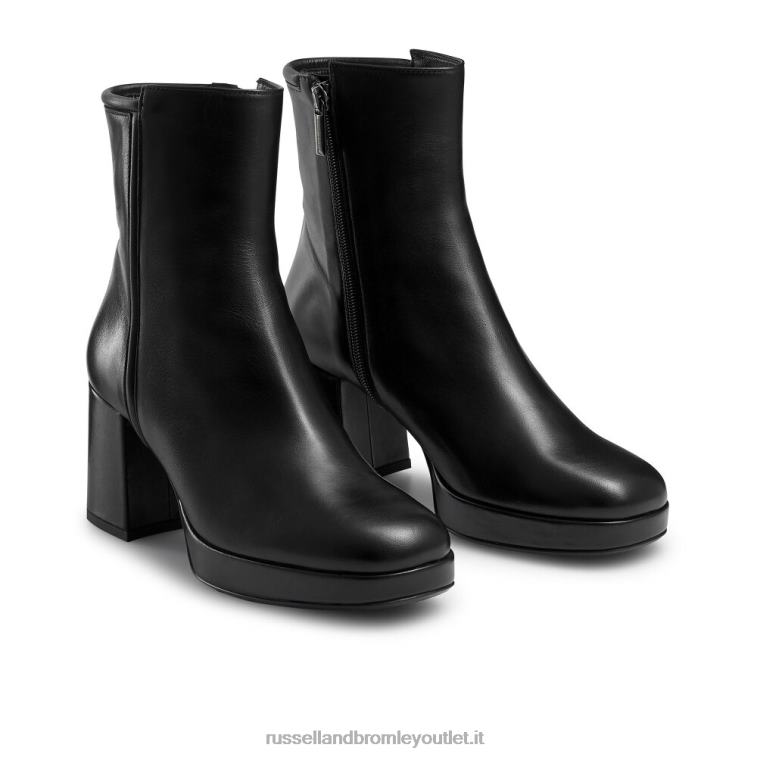 nero V0V4J264 donne Russell And Bromley stivale chelsea con piattaforma blockboot