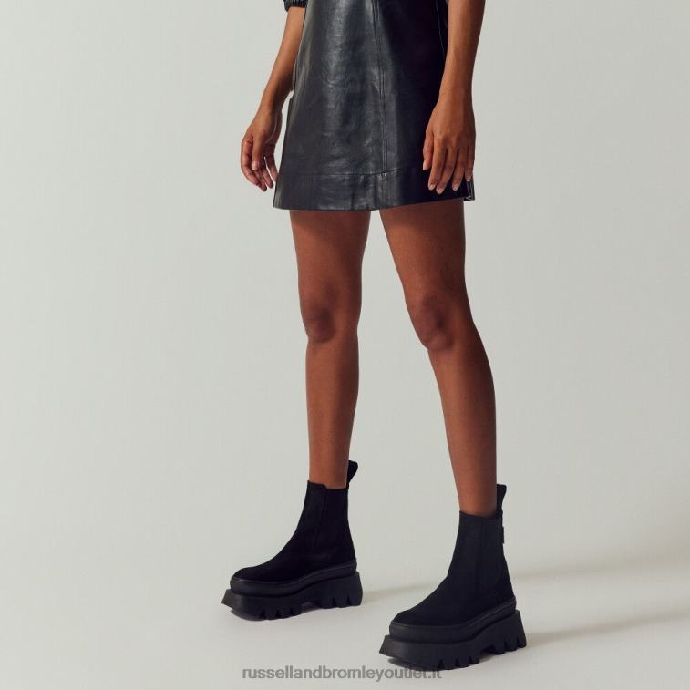 nero V0V4J268 donne Russell And Bromley gigantesco stivale chelsea