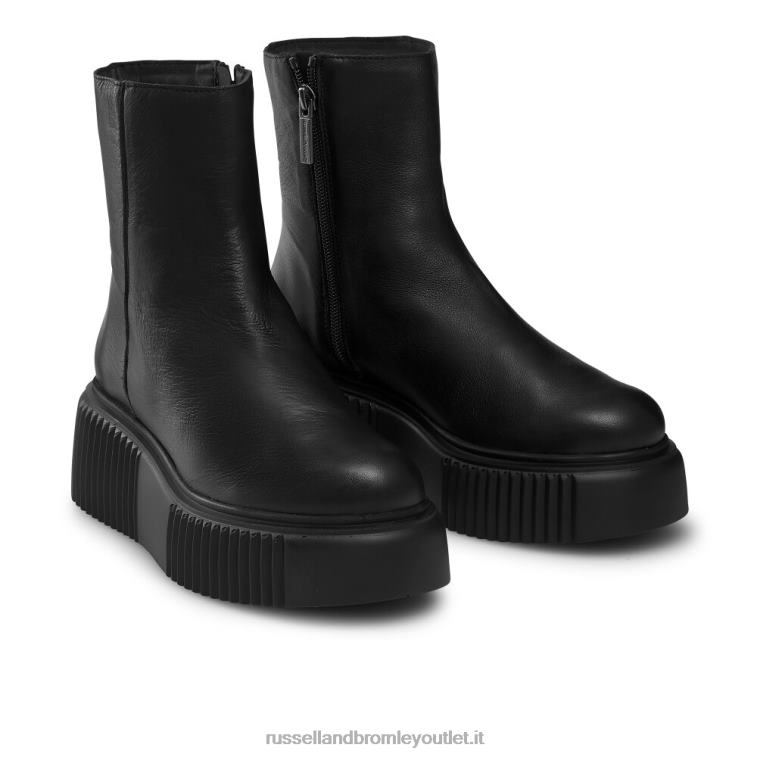 nero V0V4J269 donne Russell And Bromley stivale con suola a costine hard love