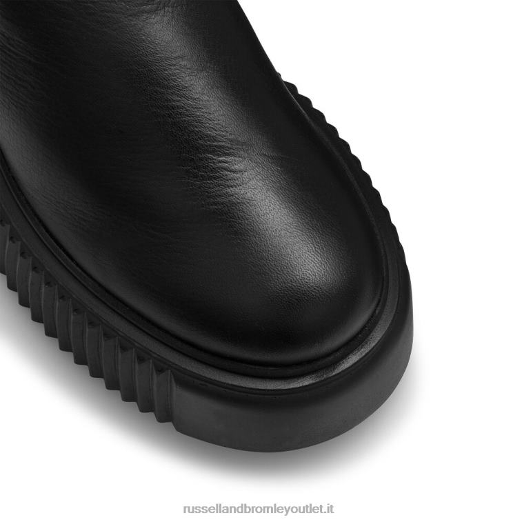 nero V0V4J269 donne Russell And Bromley stivale con suola a costine hard love