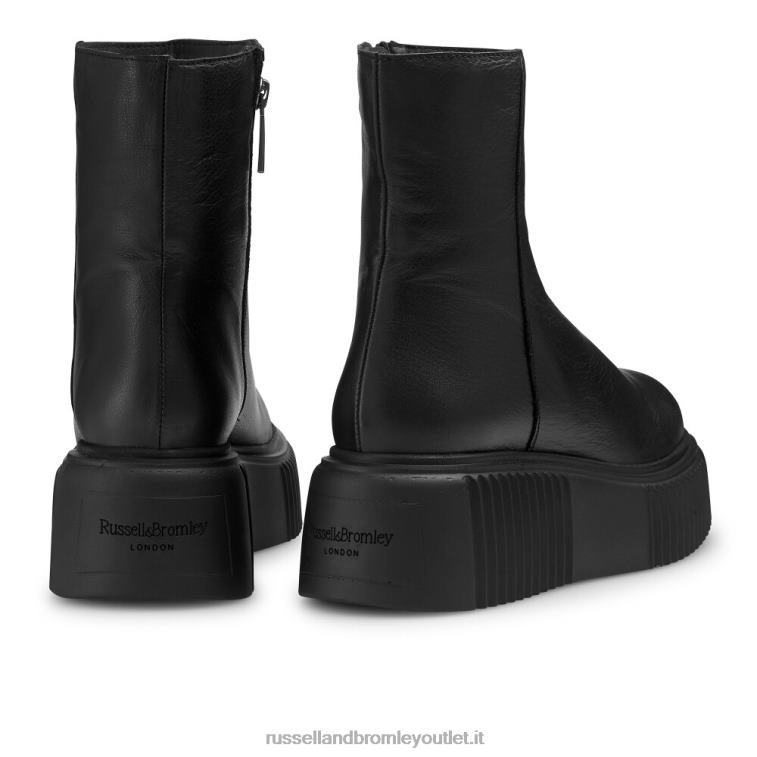 nero V0V4J269 donne Russell And Bromley stivale con suola a costine hard love