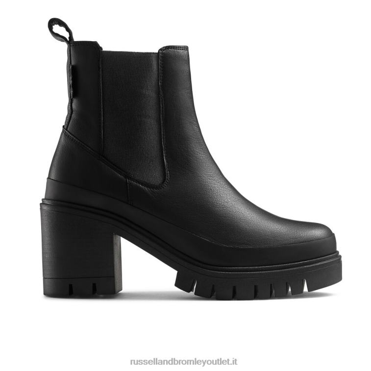 nero V0V4J275 donne Russell And Bromley compagnia hi heeled combat chelsea