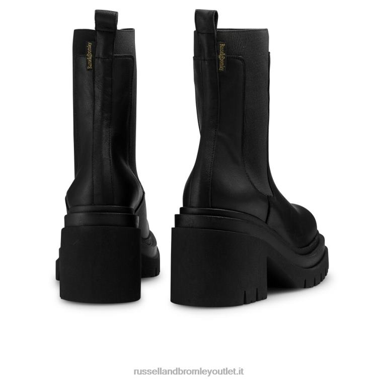 nero V0V4J285 donne Russell And Bromley stivale unità doppia piattaforma camden