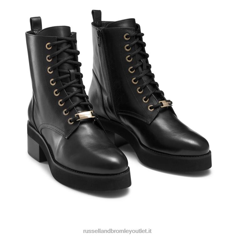 nero V0V4J286 donne Russell And Bromley stivaletto stringato atom