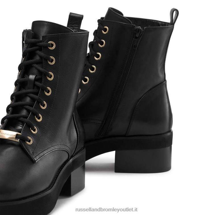nero V0V4J286 donne Russell And Bromley stivaletto stringato atom
