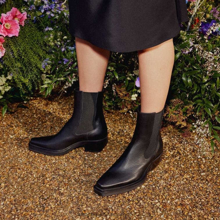 nero V0V4J288 donne Russell And Bromley stivale chelsea western nashville