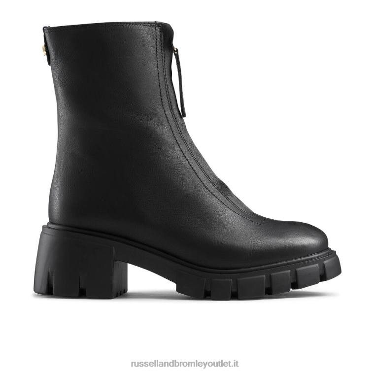 nero V0V4J293 donne Russell And Bromley zipabout stivale grosso frontale con zip
