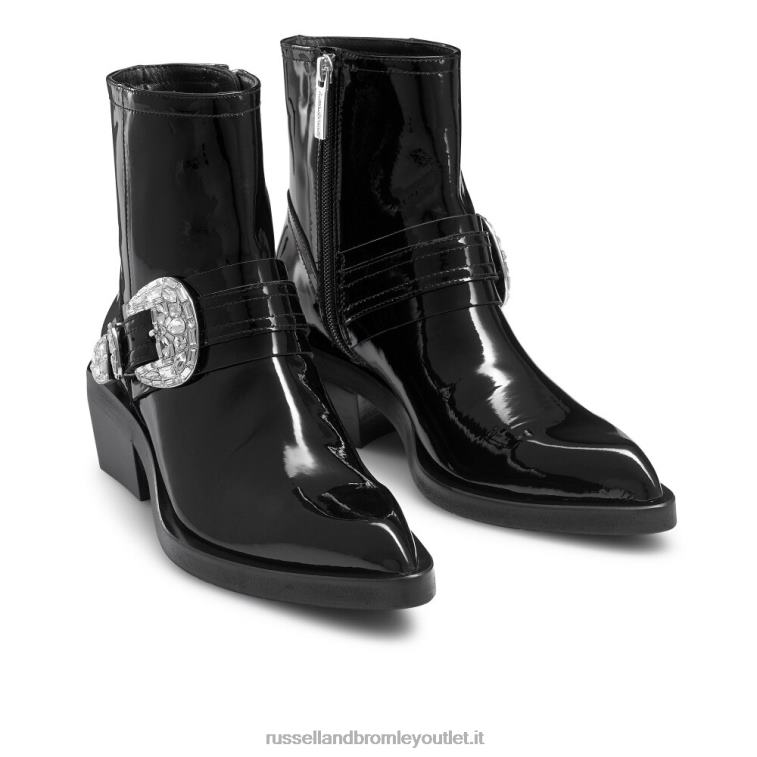 nero V0V4J299 donne Russell And Bromley stivale western glam palmspring