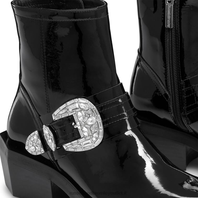 nero V0V4J299 donne Russell And Bromley stivale western glam palmspring
