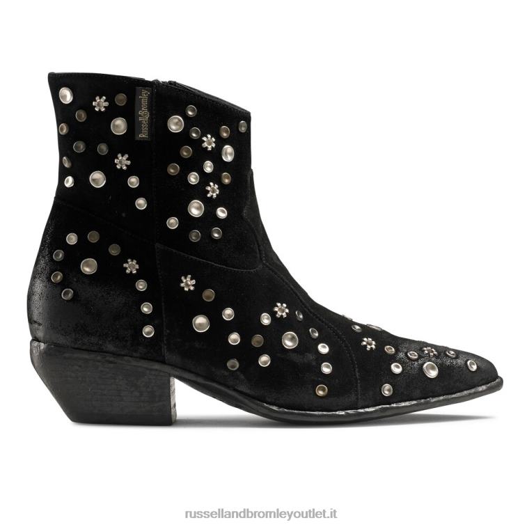 nero V0V4J309 donne Russell And Bromley howdy stivale western impreziosito