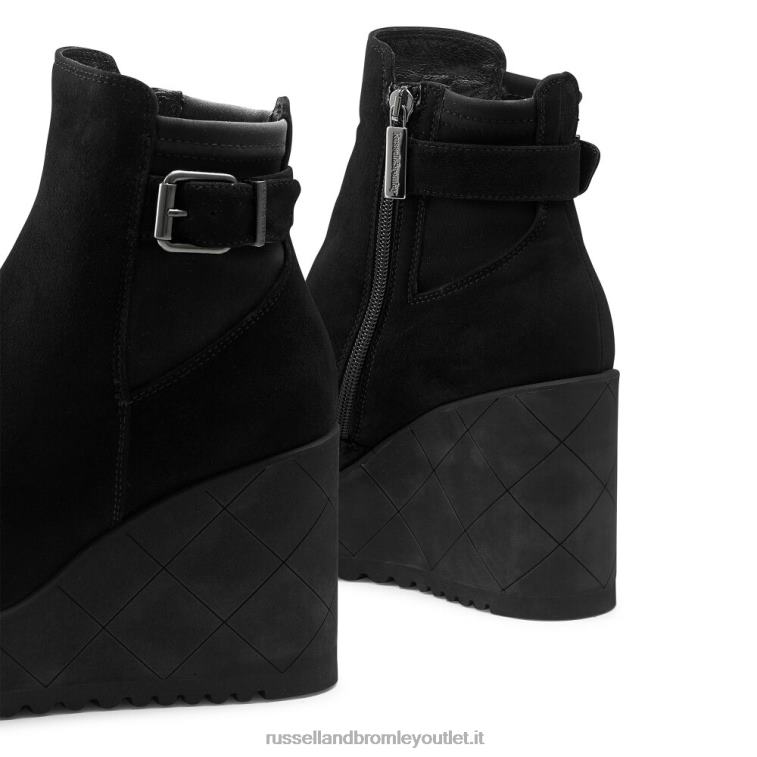 nero V0V4J313 donne Russell And Bromley stivaletto con zeppa royalty dryleks