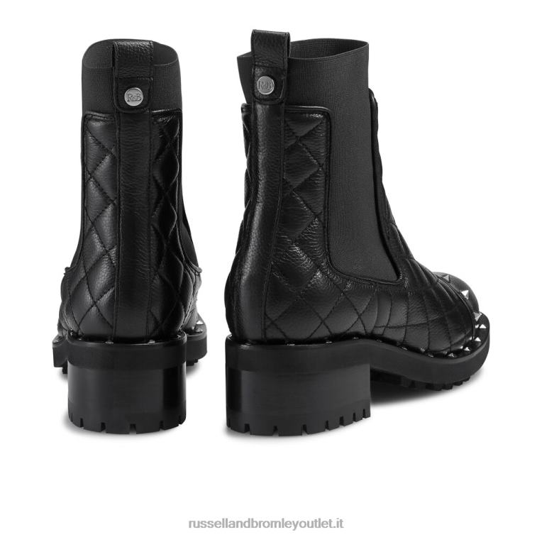 nero V0V4J322 donne Russell And Bromley stivale chelsea con borchie petardo