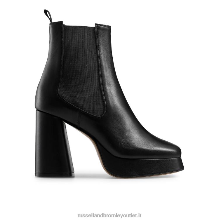 nero V0V4J327 donne Russell And Bromley feroce stivale chelsea con plateau