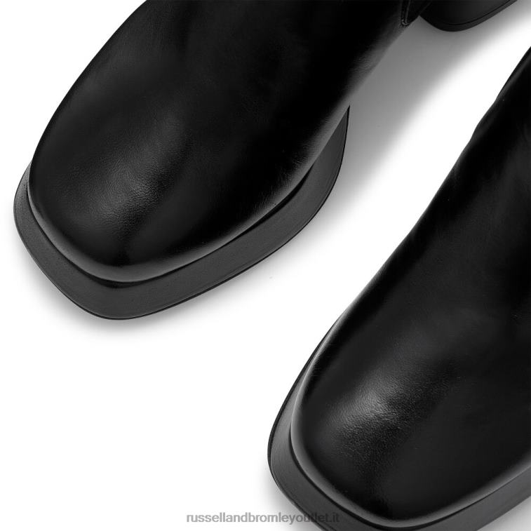nero V0V4J327 donne Russell And Bromley feroce stivale chelsea con plateau