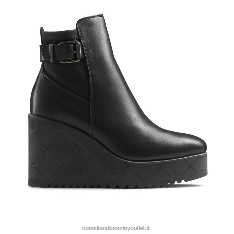 nero V0V4J328 donne Russell And Bromley stivaletto con zeppa royalty dryleks