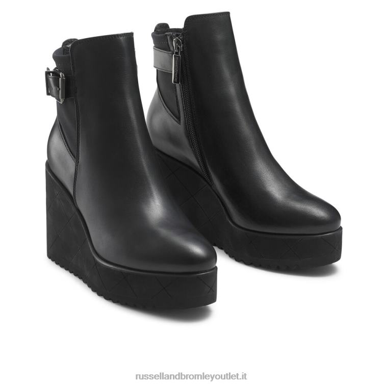 nero V0V4J328 donne Russell And Bromley stivaletto con zeppa royalty dryleks