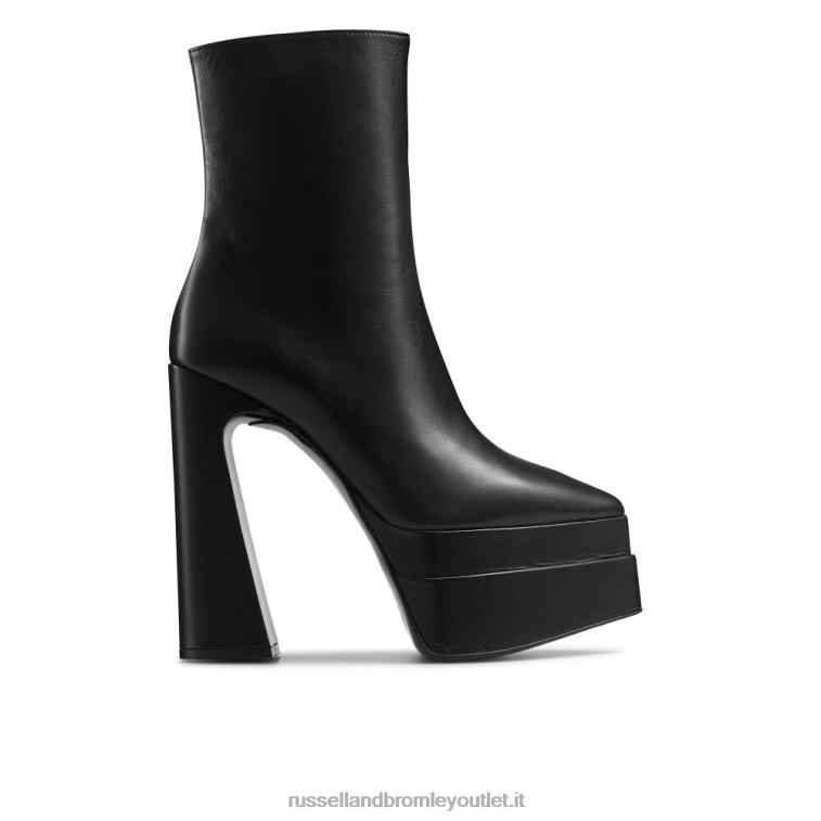 nero V0V4J329 donne Russell And Bromley stivale a doppia piattaforma ad alta tensione