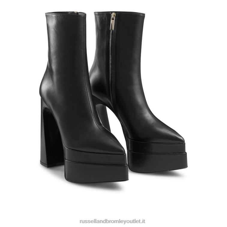 nero V0V4J329 donne Russell And Bromley stivale a doppia piattaforma ad alta tensione