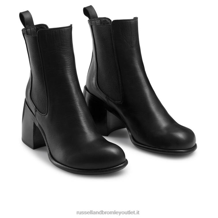 nero V0V4J333 donne Russell And Bromley stivaletti chelsea con punta tonda hackney