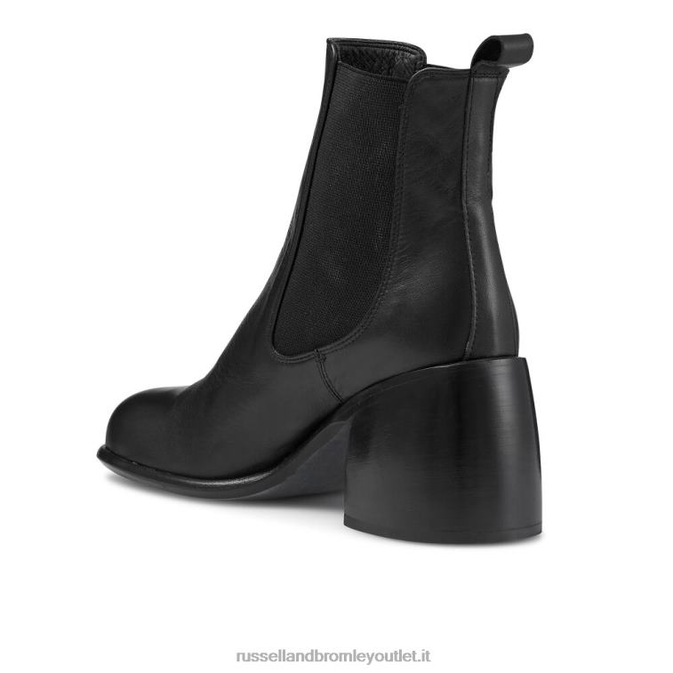 nero V0V4J333 donne Russell And Bromley stivaletti chelsea con punta tonda hackney