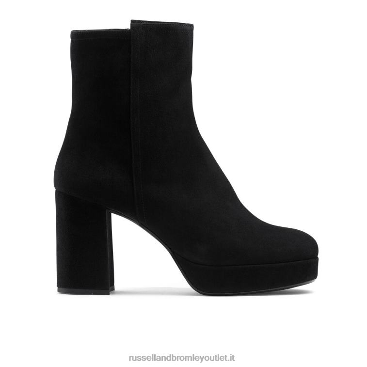 nero V0V4J334 donne Russell And Bromley stivale con plateau miele
