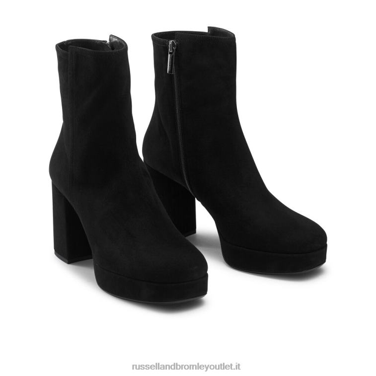 nero V0V4J334 donne Russell And Bromley stivale con plateau miele
