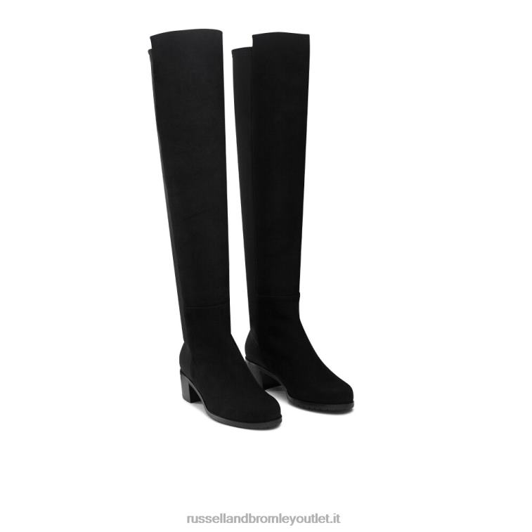 nero V0V4J340 donne Russell And Bromley stivale alto mezzo ginocchio