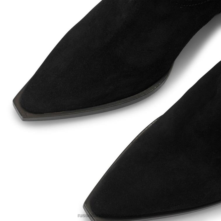 nero V0V4J342 donne Russell And Bromley stivale western con tacco cash