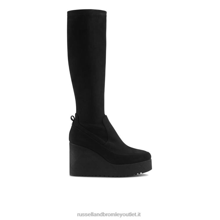 nero V0V4J347 donne Russell And Bromley everest hi dryleks: stivale lungo in camoscio
