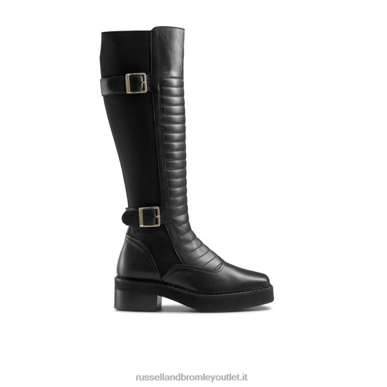 nero V0V4J352 donne Russell And Bromley passeggero alto biker lungo punta quadrata