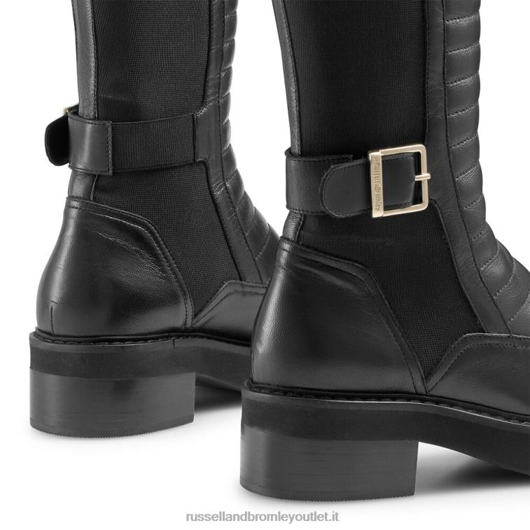 nero V0V4J352 donne Russell And Bromley passeggero alto biker lungo punta quadrata